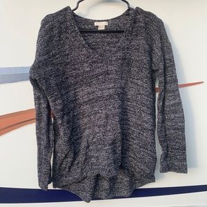 Black knit sweater top